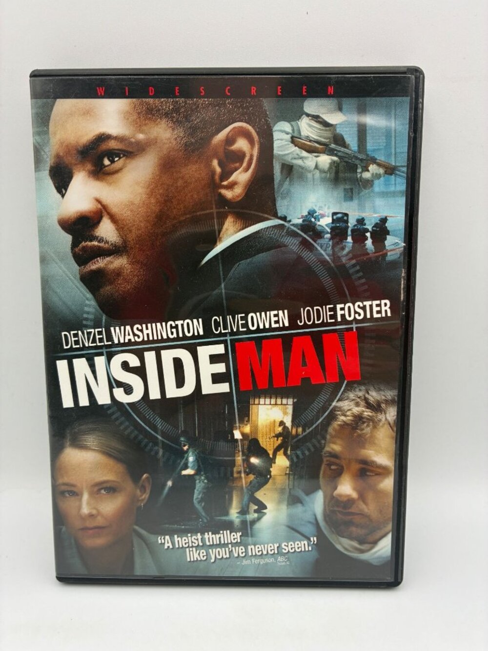 Denzel Washington Clive Owen Inside Man 2006 Widescreen DVD Universal Thriller